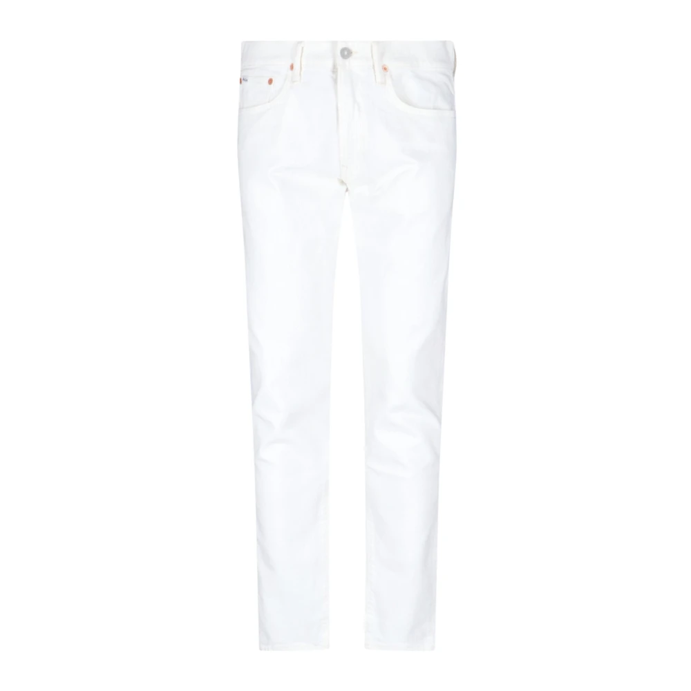 Ralph Lauren Men's White Straight Jeans