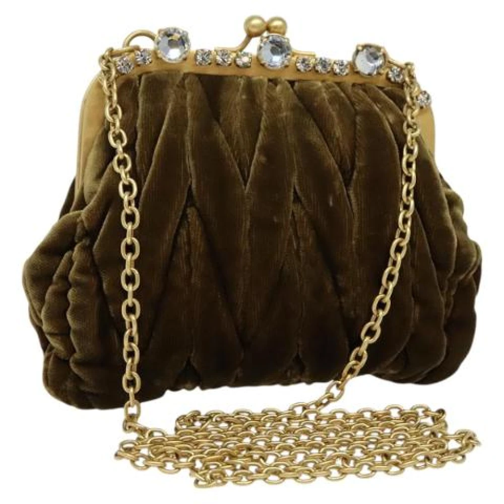 Pre-owned > Pre-owned Bags > Pre-owned Cross Body Bags - - Miu Miu Pre-owned - Modalova