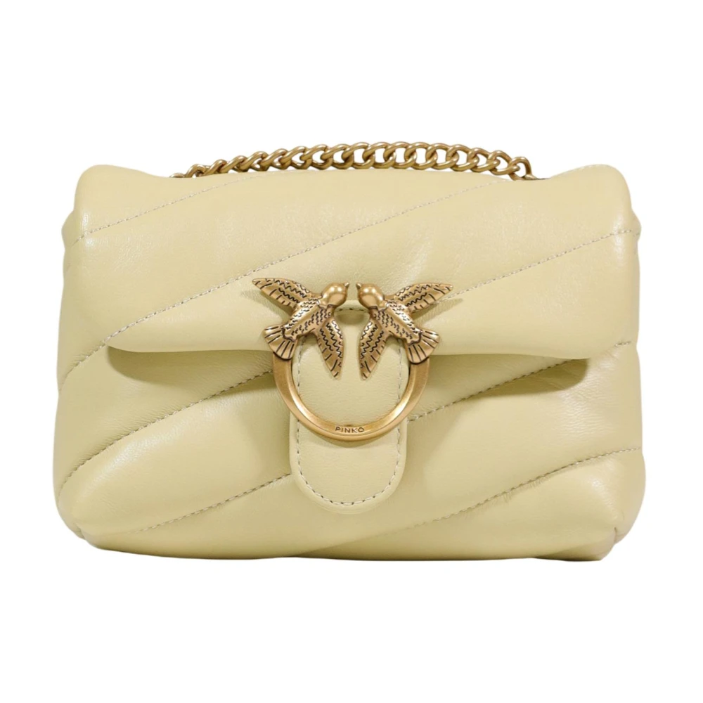 Pinko Women's Beige Cross Body Bags, One Size, Baby Love Bag Puff