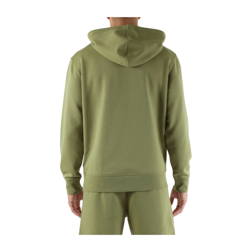 Calvin Klein Jeans Katoenen hoodie met logoprint Green Heren
