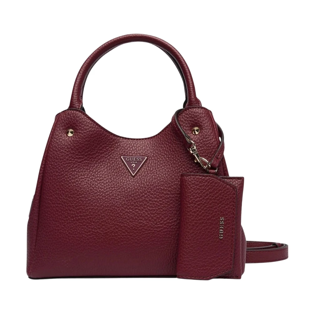 Guess Donna Rosso Donne, Borsa A Mano, Borsa Tote Lorella Girlfriend, - Immagine 4
