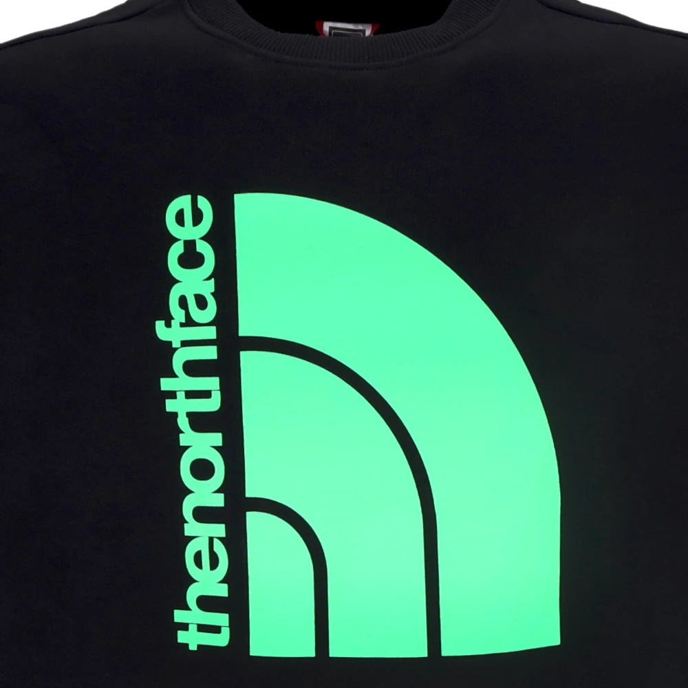 The North Face Zwarte Crew Neck Sweatshirt Coördinaten Black Heren