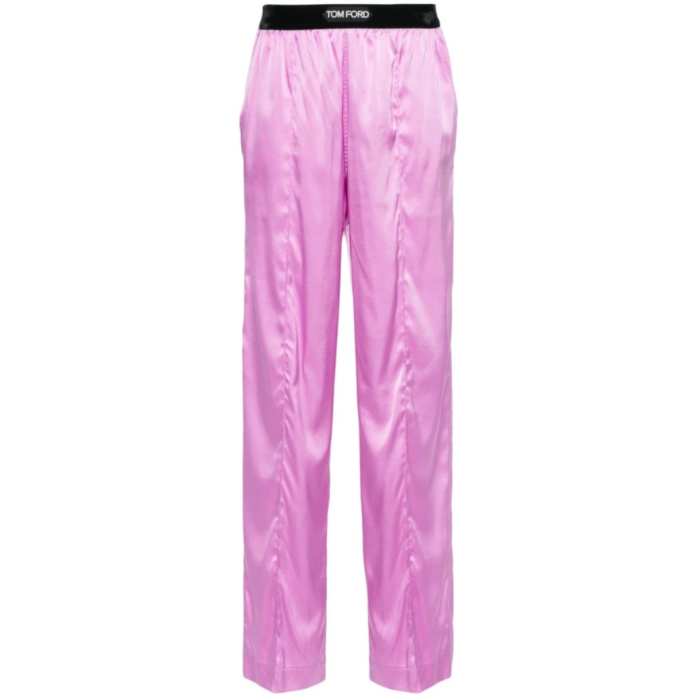 Tom Ford Straight Trousers Purple Dames