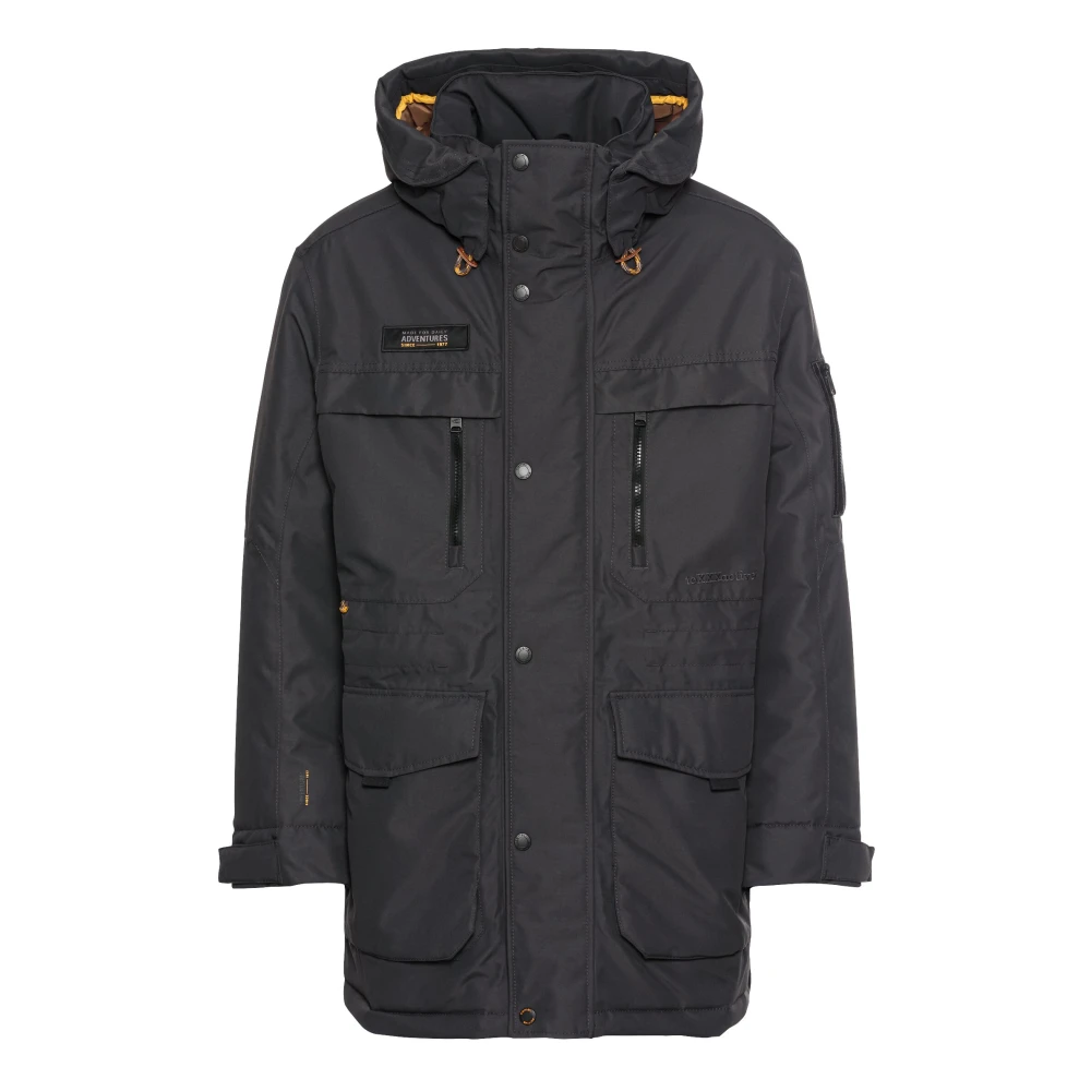 Camel active Reflecterende Functionele Parka Gray Heren