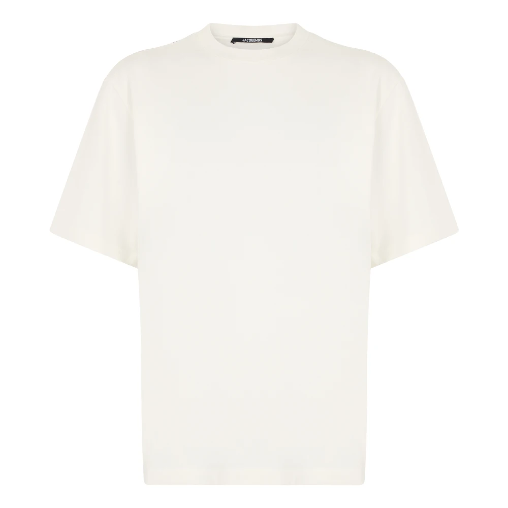 Jacquemus Beige T-Shirts, Male, M, Cotton T-Shirt