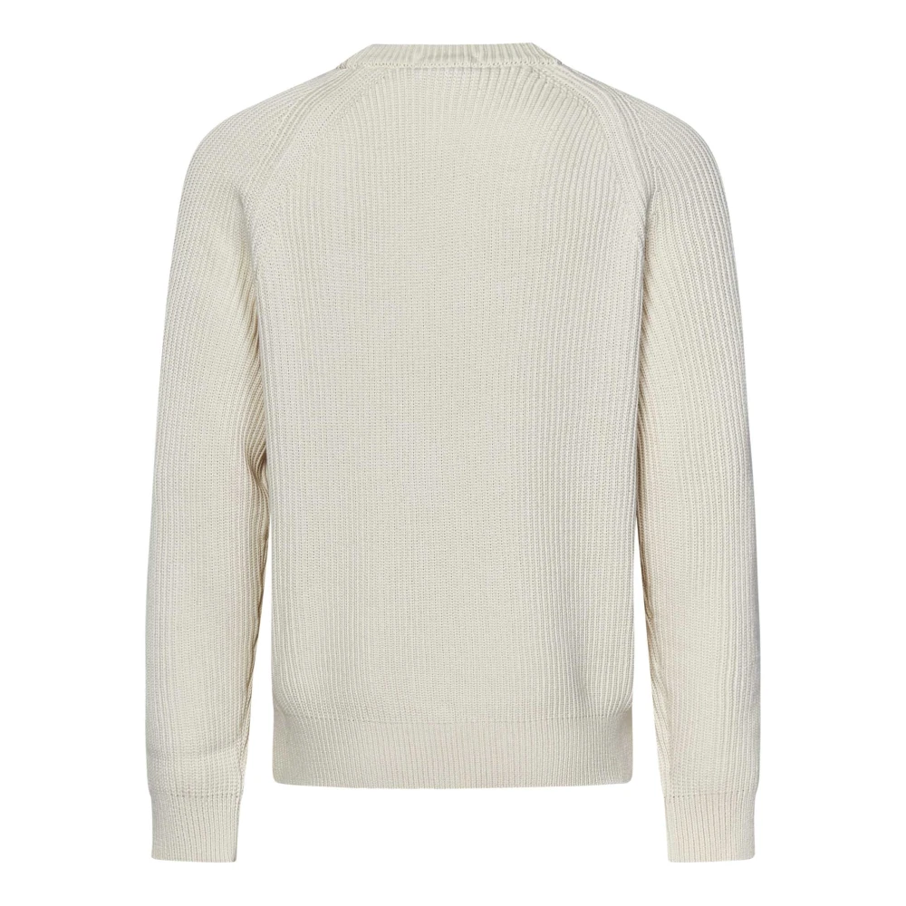 Lacoste Witte Sweatshirt met Krokodillenbadge White Heren