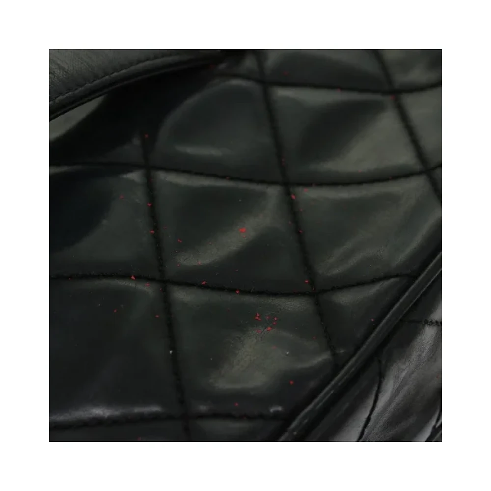 Chanel Vintage Pre-owned Leather home-office Black Dames