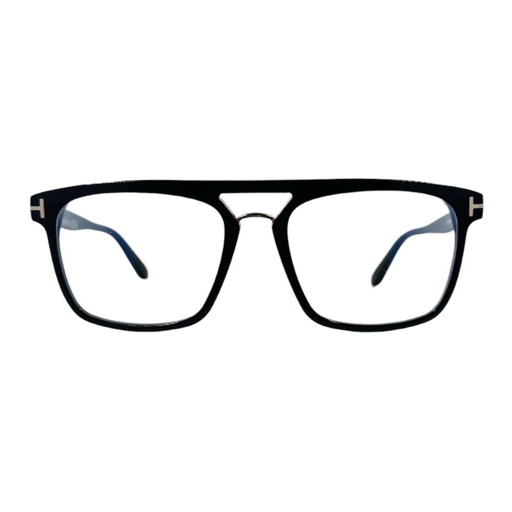 Tom Ford Aviator Square Zonnebril Zwart Goud Black Heren