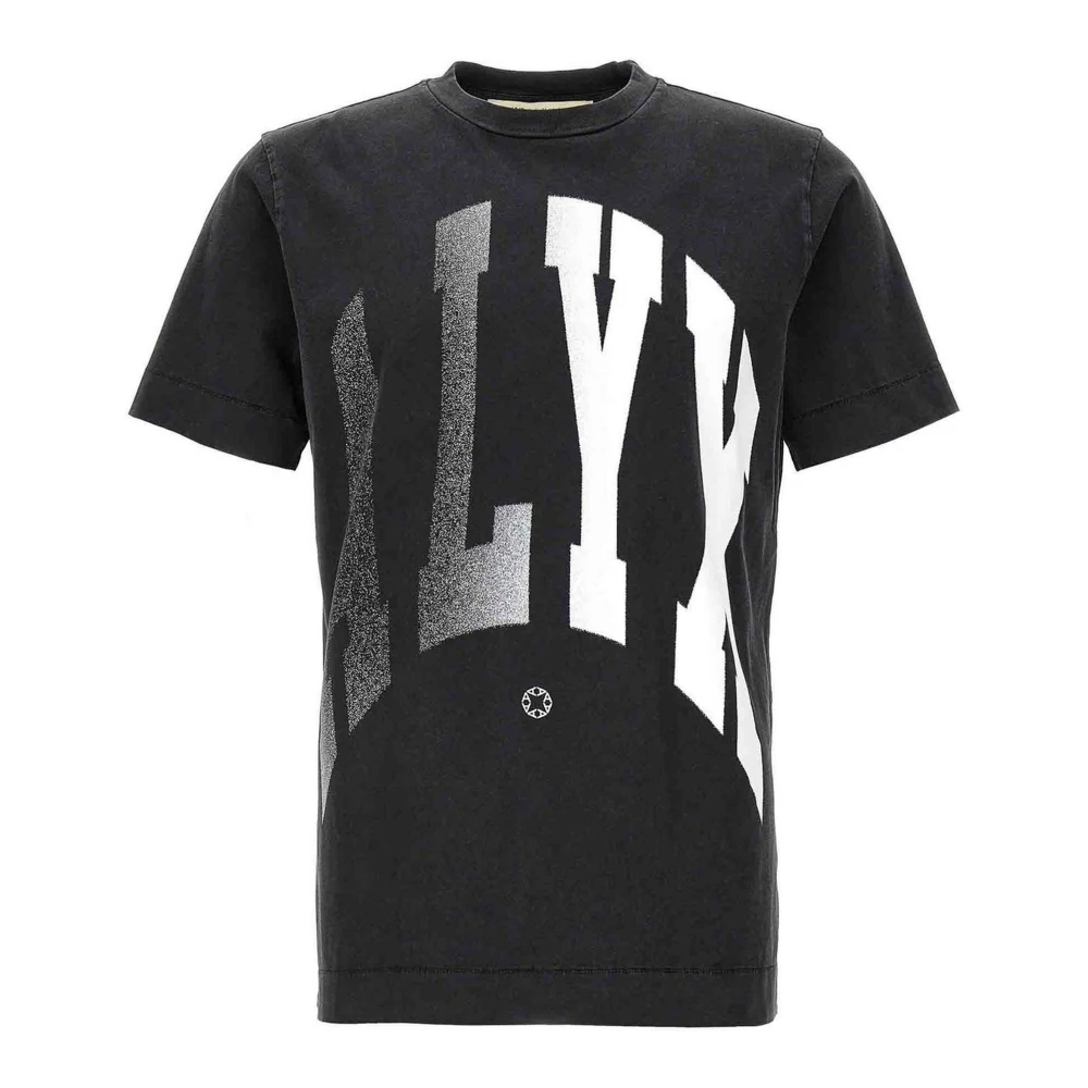 1017 Alyx 9SM Zwart Logo T-shirt Black Heren