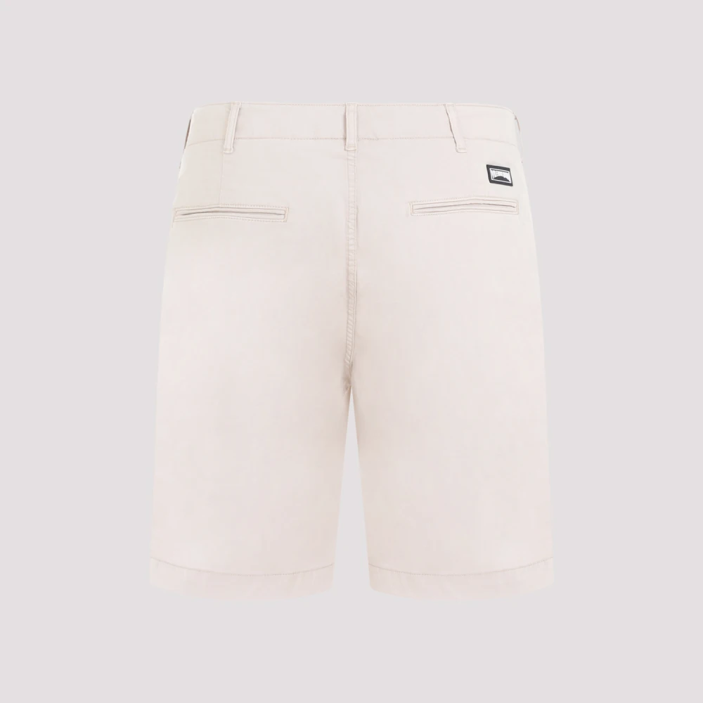 Vilebrequin Neutrale Chino Bermuda Shorts Beige Heren