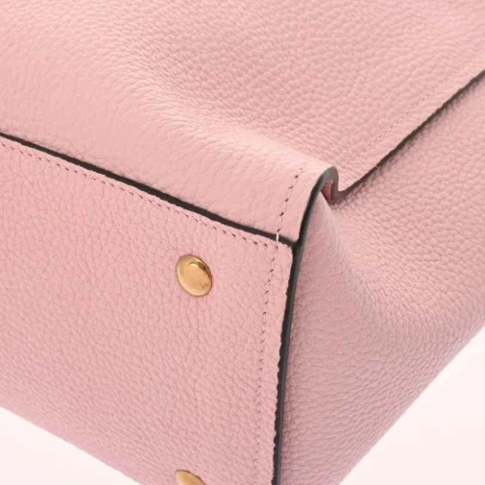 Salvatore Ferragamo Pre-owned Leather totes Pink Dames