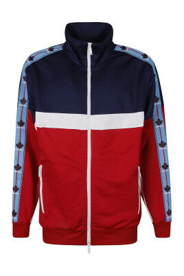 sweat-shirt-zippe-a-col-montant-rouge-bleu-et-blanc