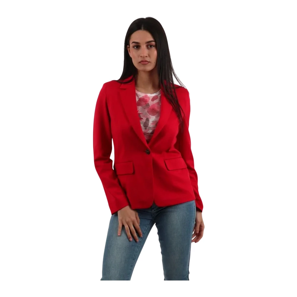 Emme Di Marella Vrouw Rood Jassen Dames, L, Gamma Blazer