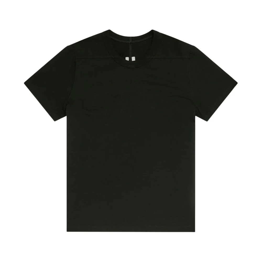 Rick Owens Katoenen T-shirt met korte level ontwerp Black Heren