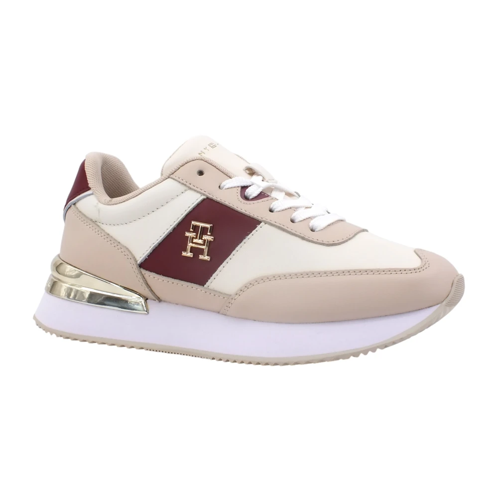 Tommy Hilfiger TH Elevated Feminine Runner Dames Schoenen Wit