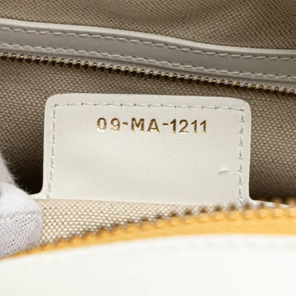 Dior Vintage Pre-owned Leather dior-bags White Dames