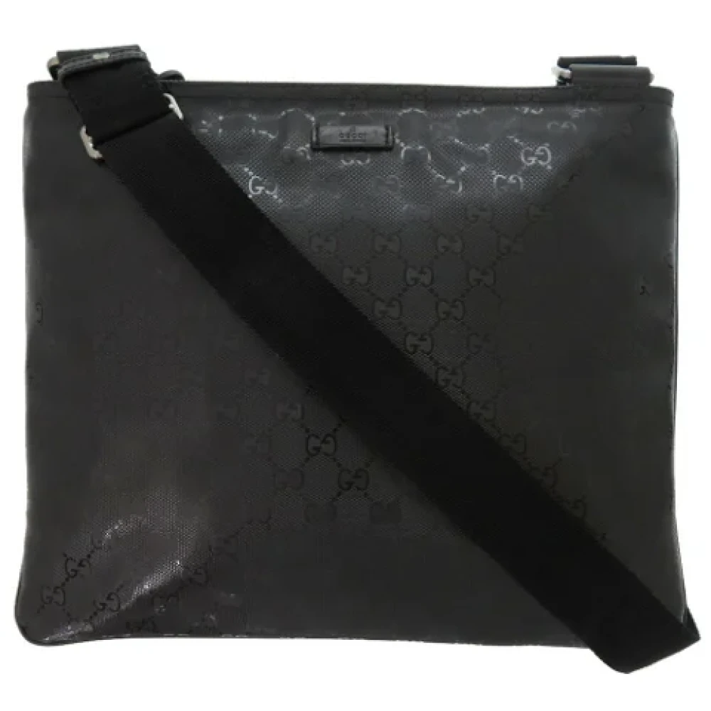 Gucci Vintage Pre-owned Coated canvas gucci-bags Black Dames