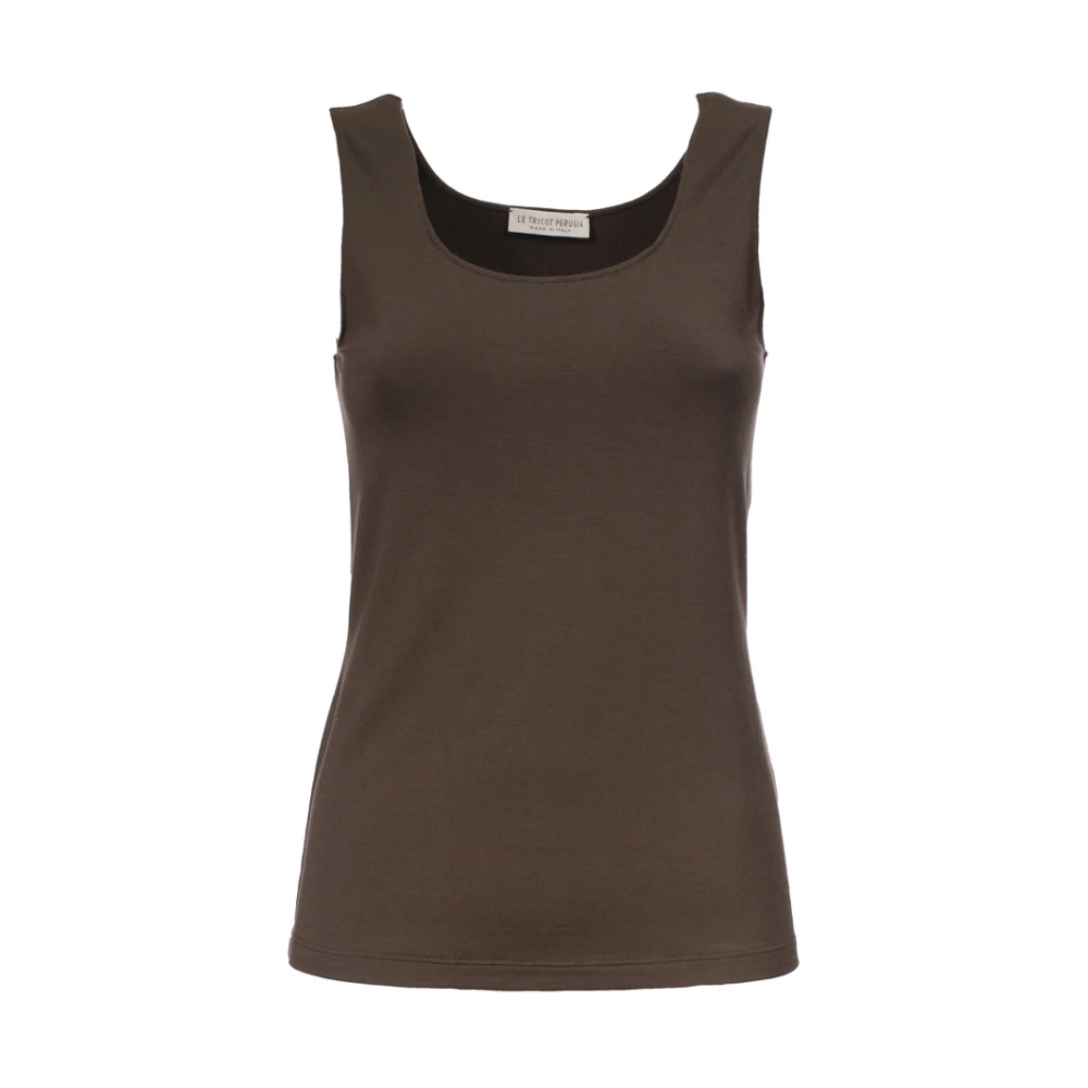 Tops > Sleeveless Tops - - Le Tricot Perugia - Modalova