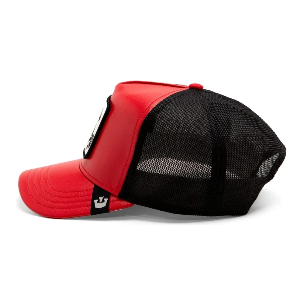 Goorin Bros Rode Hengst Leren Pet Red Heren