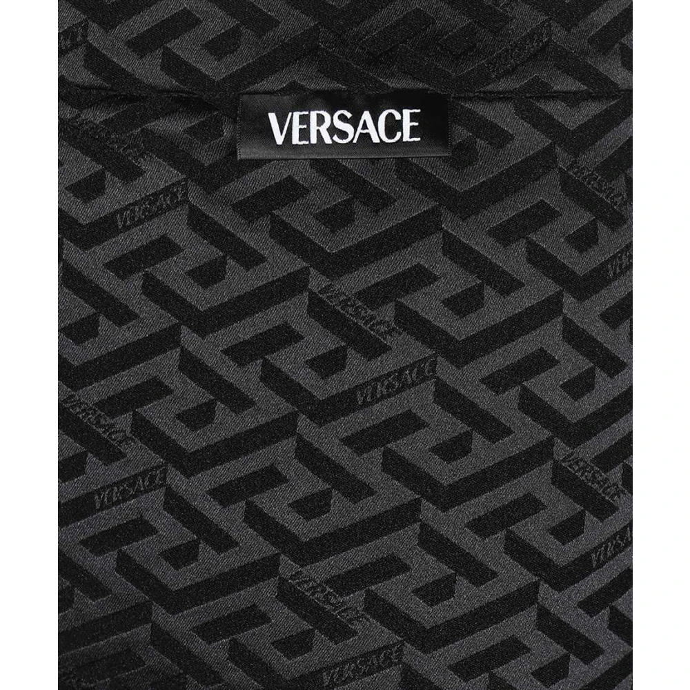 Versace Gedrukte leggings met All Over Print Black Dames