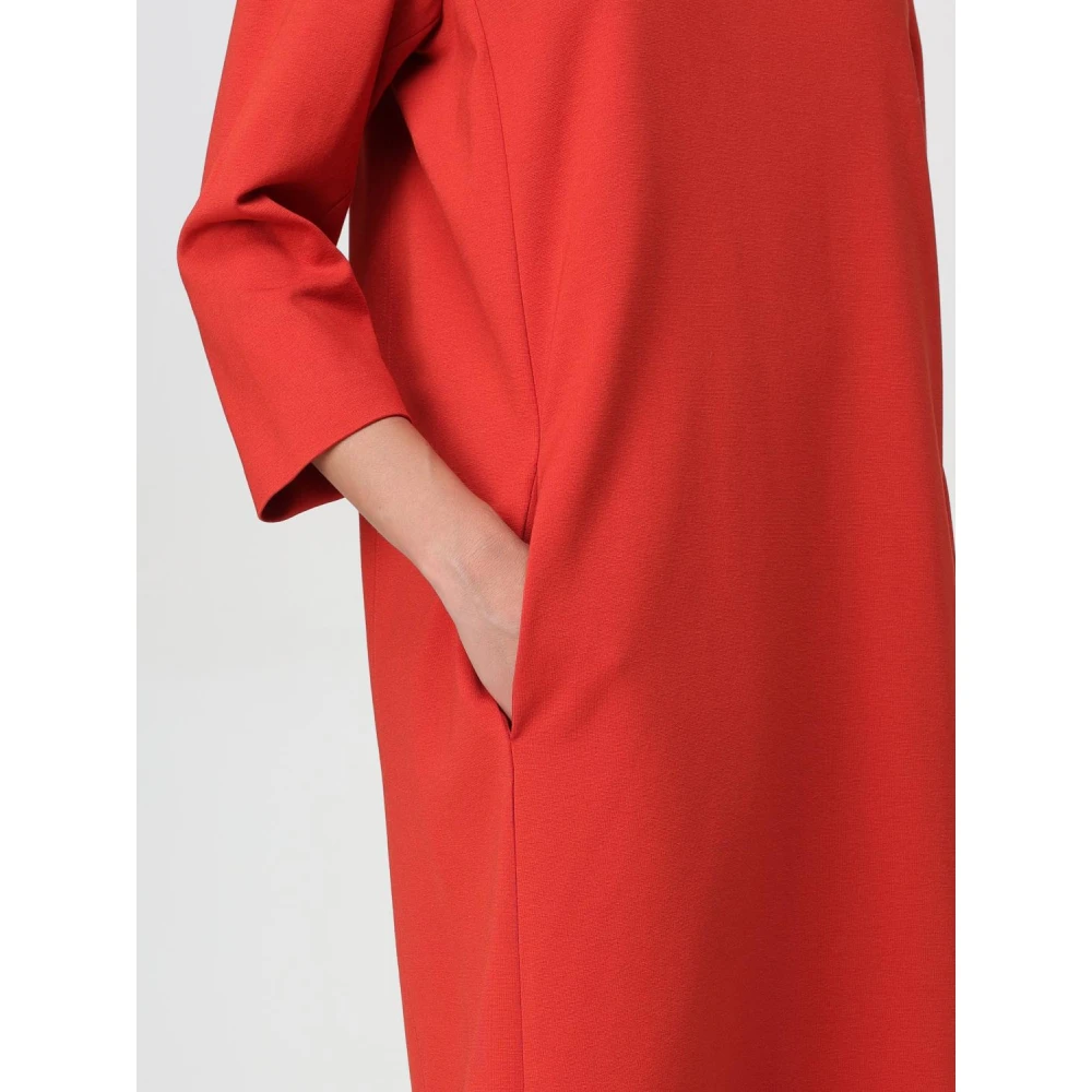 Liviana Conti Koraalrode Elegante Jurk Red Dames