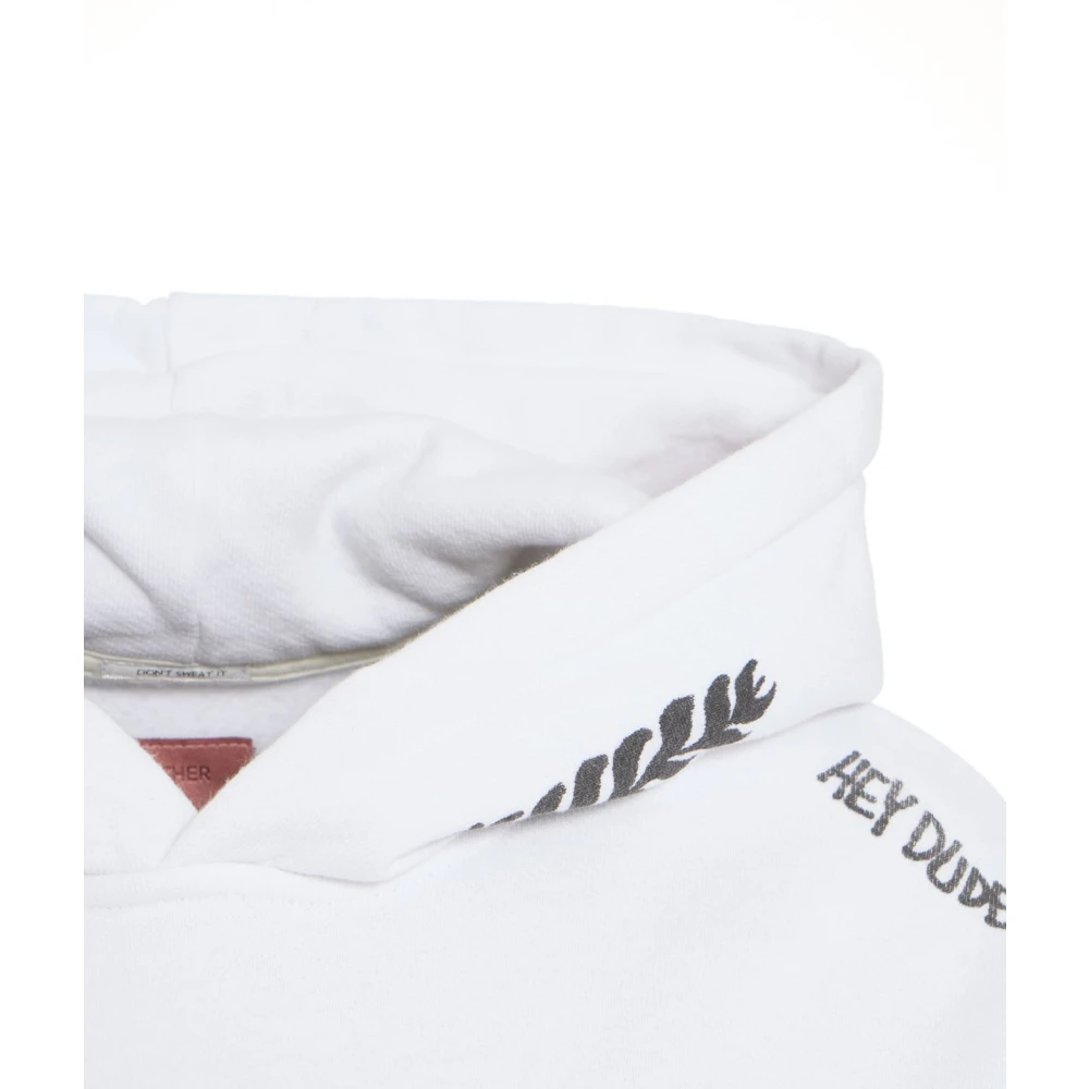 Mother Witte Sweatshirt 'The Big Deal' White Dames