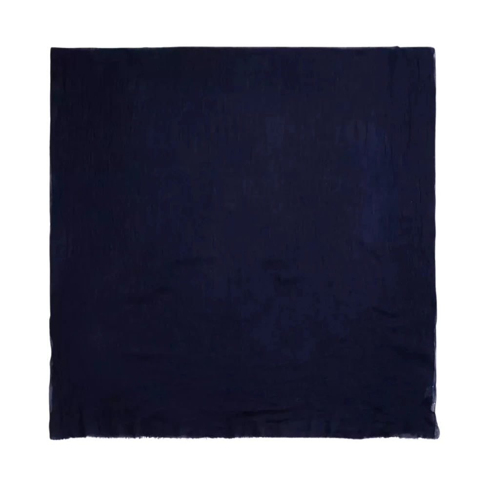 Ralph Lauren Navy wollen sjaal Blue Dames