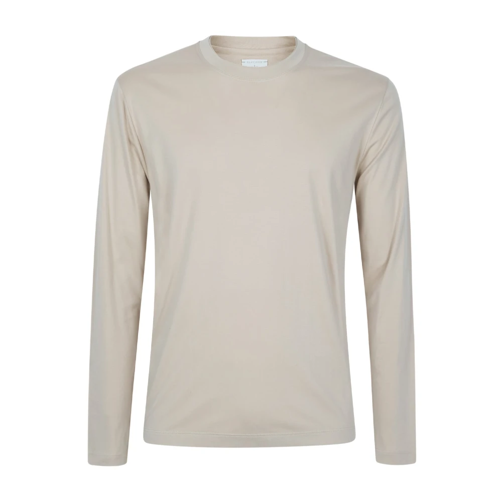 Eleventy Uomo Beige Top, L, New,