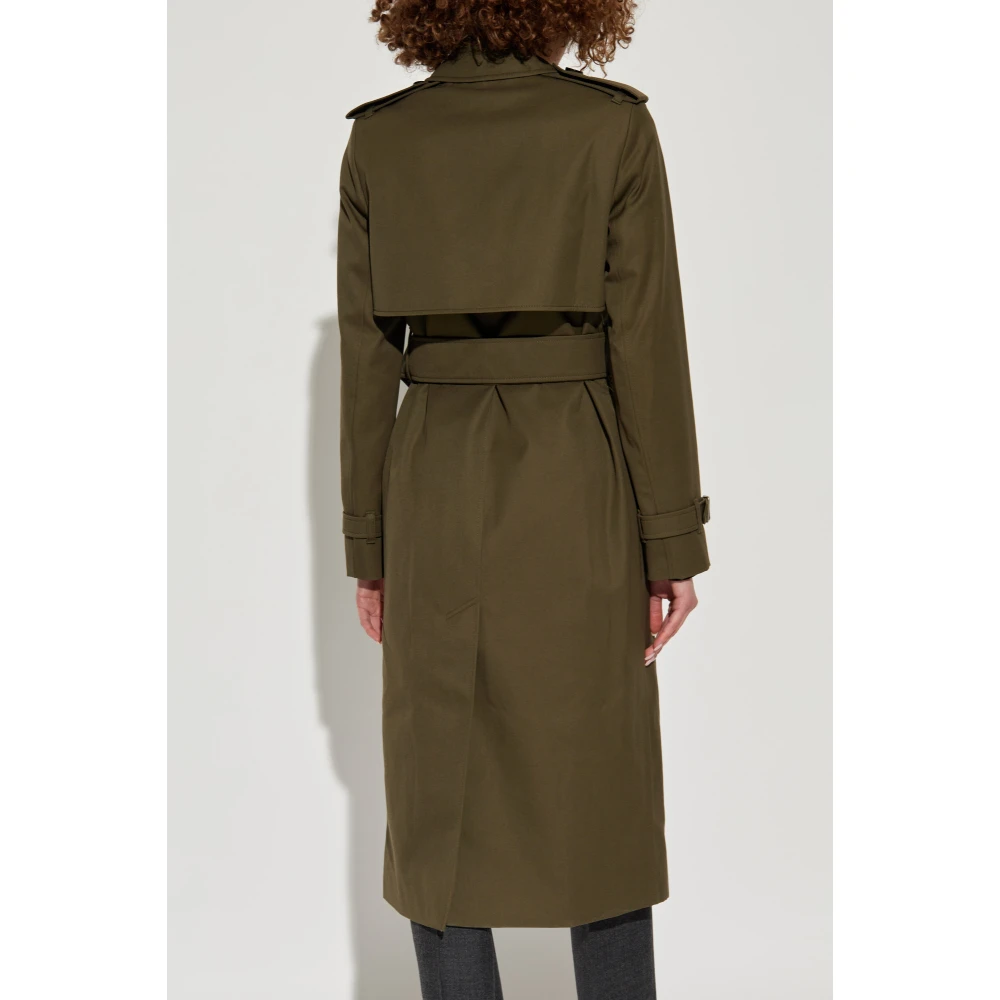 Burberry Katoenen trenchcoat Green Dames