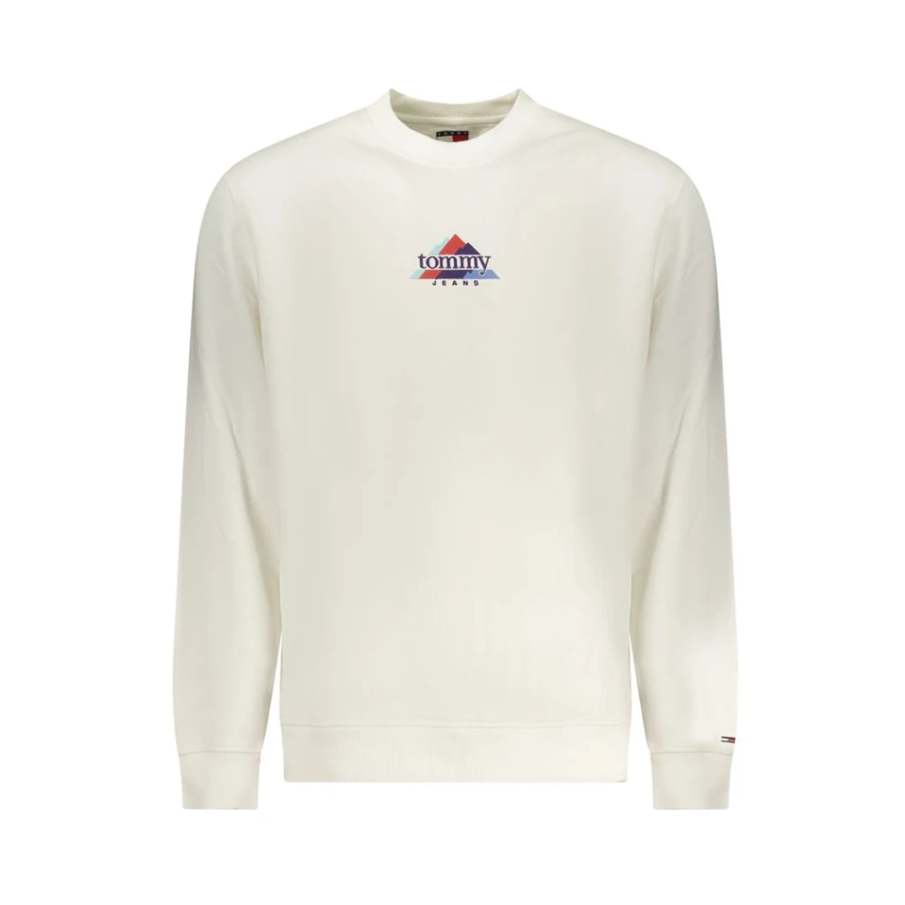 Tommy Hilfiger Men's White Crew Neck Sweatshirt