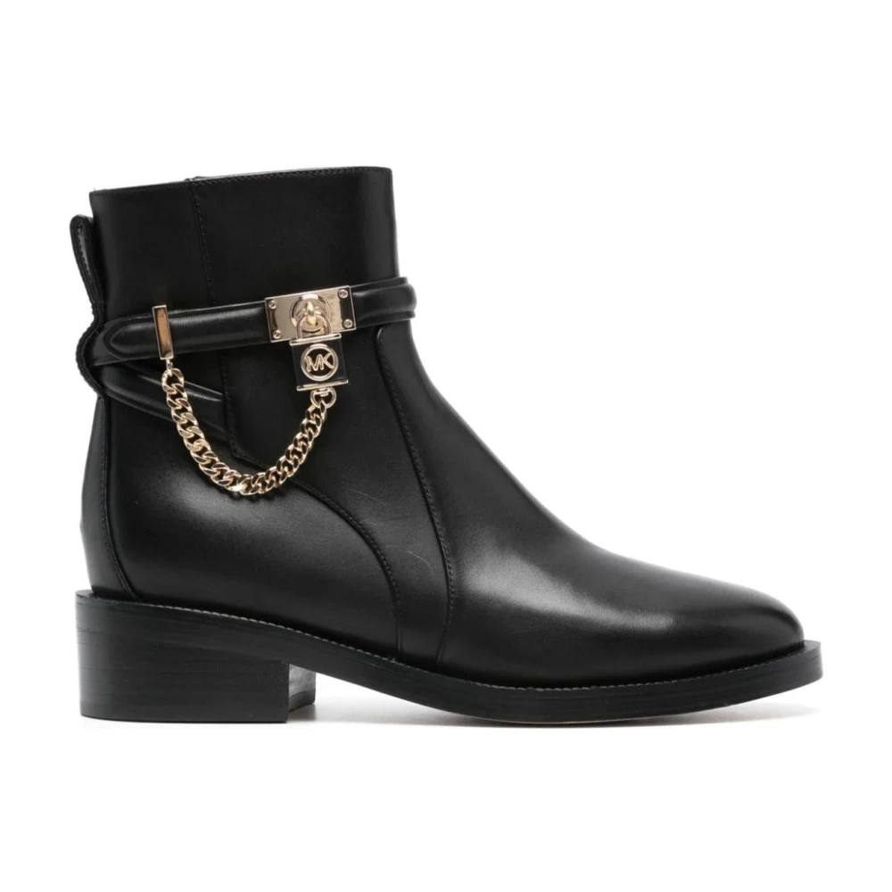 Michael Kors Ankle Boots, Female, 5 Uk, Flat Bootie Ankle Boots Black