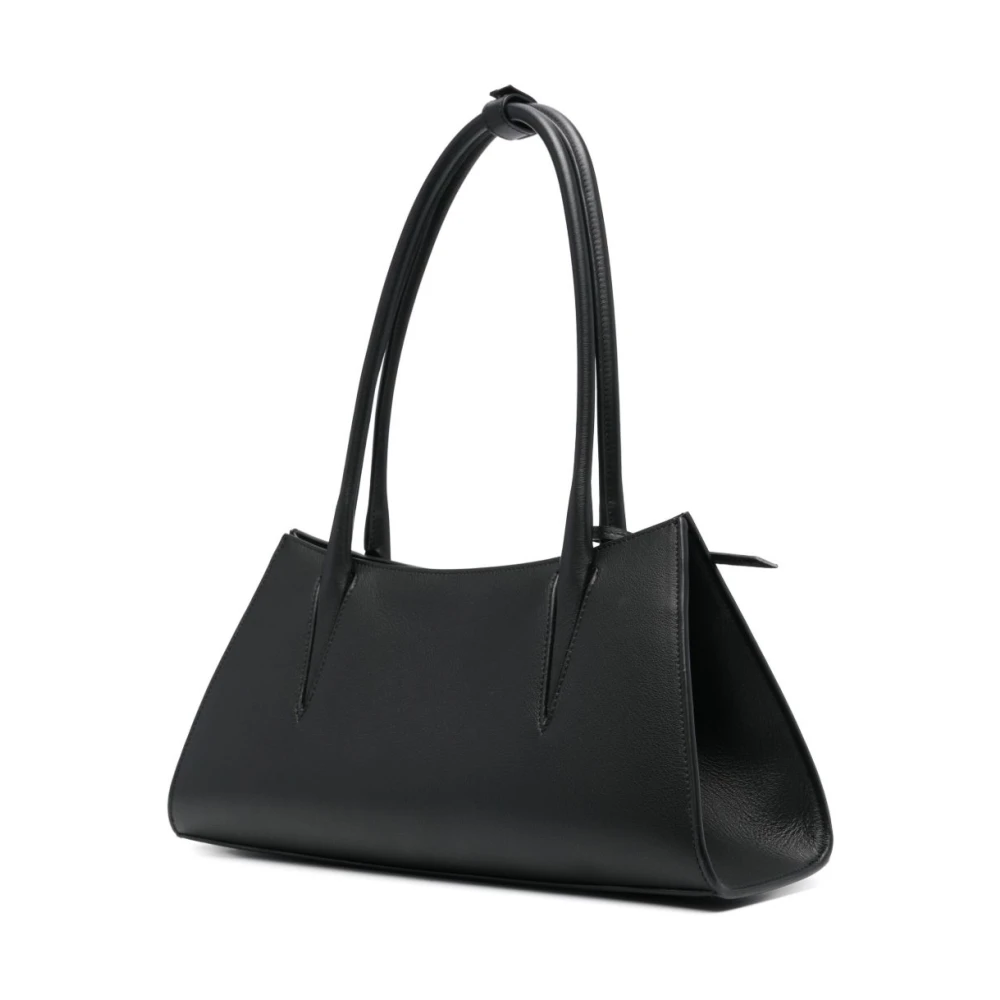 Mugler Zwarte Sluiting Tote Tas Black Dames