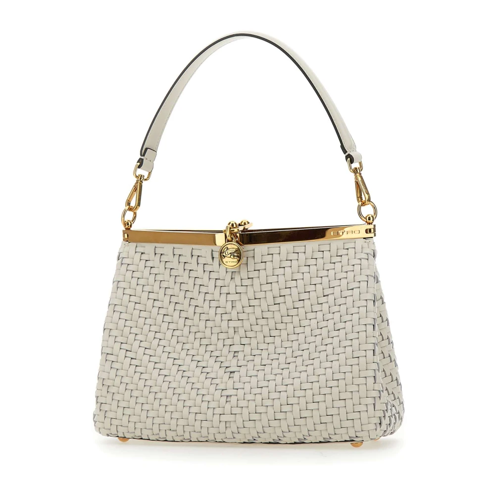 ETRO Witte schoudertas met afneembare band White Dames