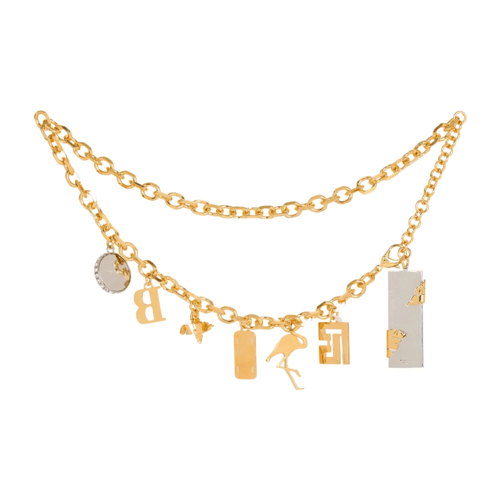 Balmain Miami ketting en hanger juwelen riem Yellow Dames