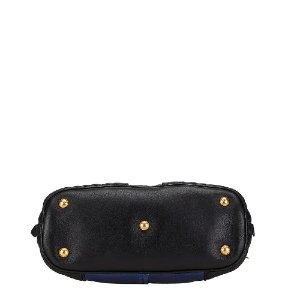 Miu Pre-owned Leather handbags Blue Dames
