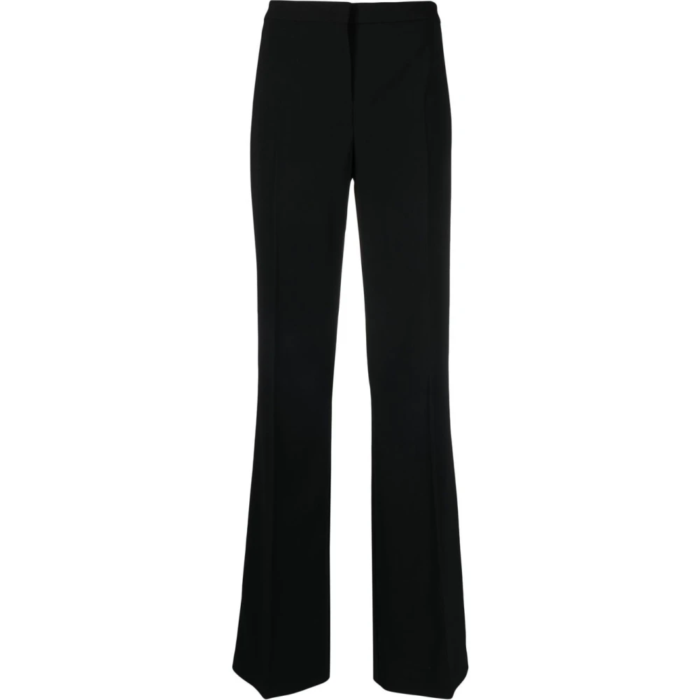 Pinko Women's Black Wide Trousers, 2XS, High-Waisted Trousers