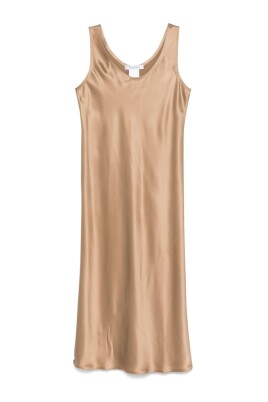 robe-midi-pure-en-soie-camel