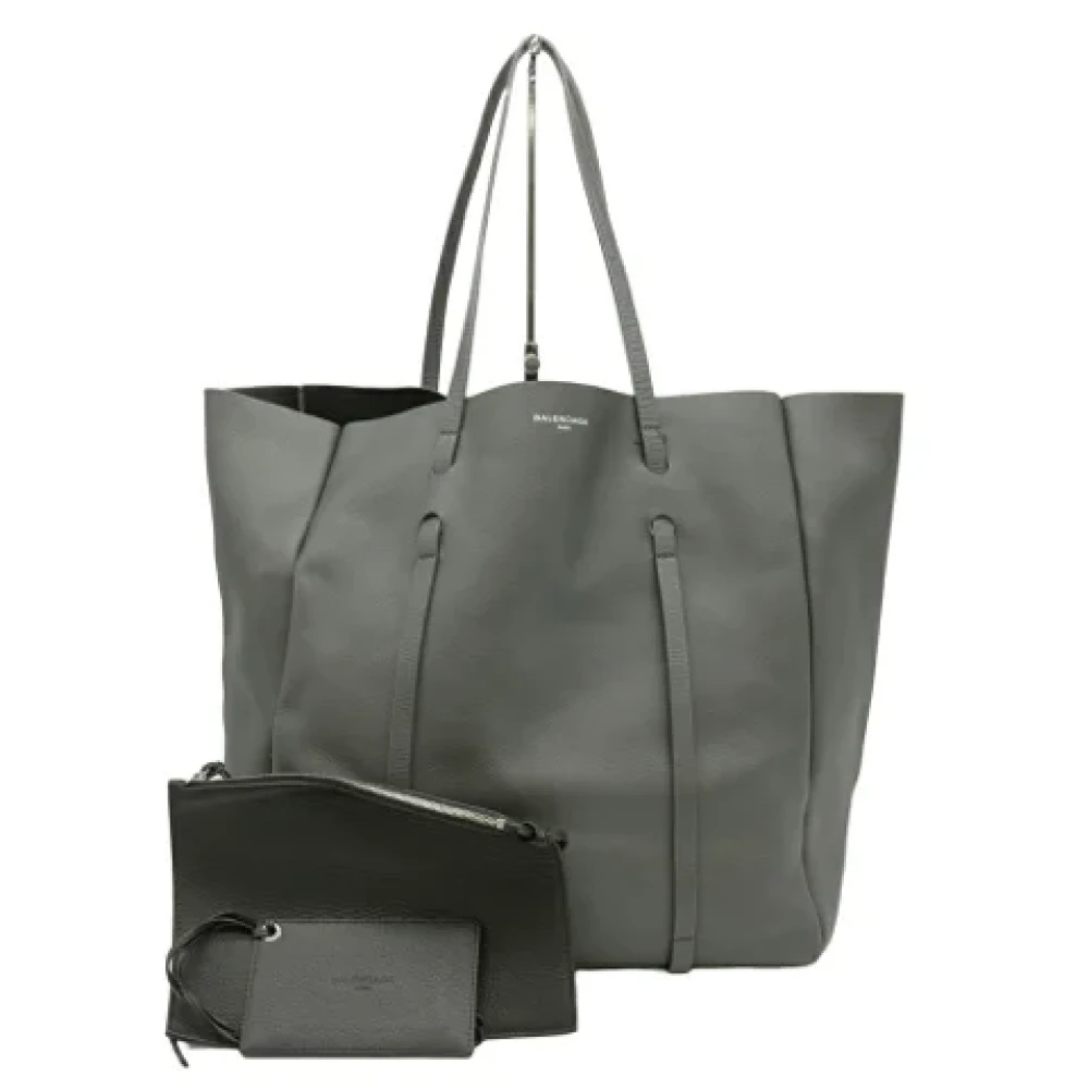 Balenciaga Vintage Pre-owned Leather balenciaga-bags Gray Dames