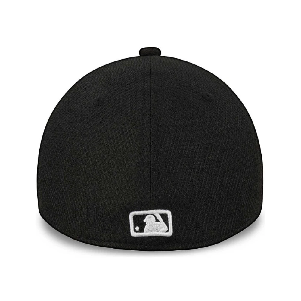 new era Zwarte Trucker Logo Yankees Geborduurde Pet Black Heren