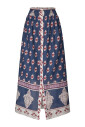 jupe-longue-a-taille-elastique-bleu-fonce