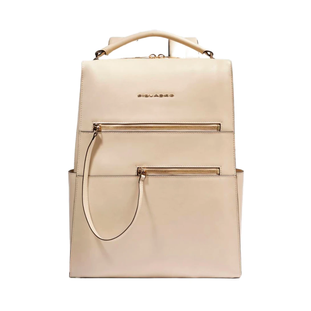 Piquadro Damen Beige Patricia Rucksack 14"