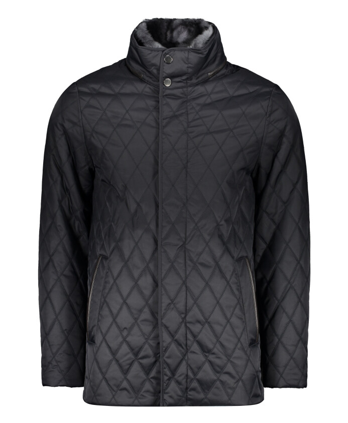 veste-matelassee-avec-col-en-fourrure-de-lapin