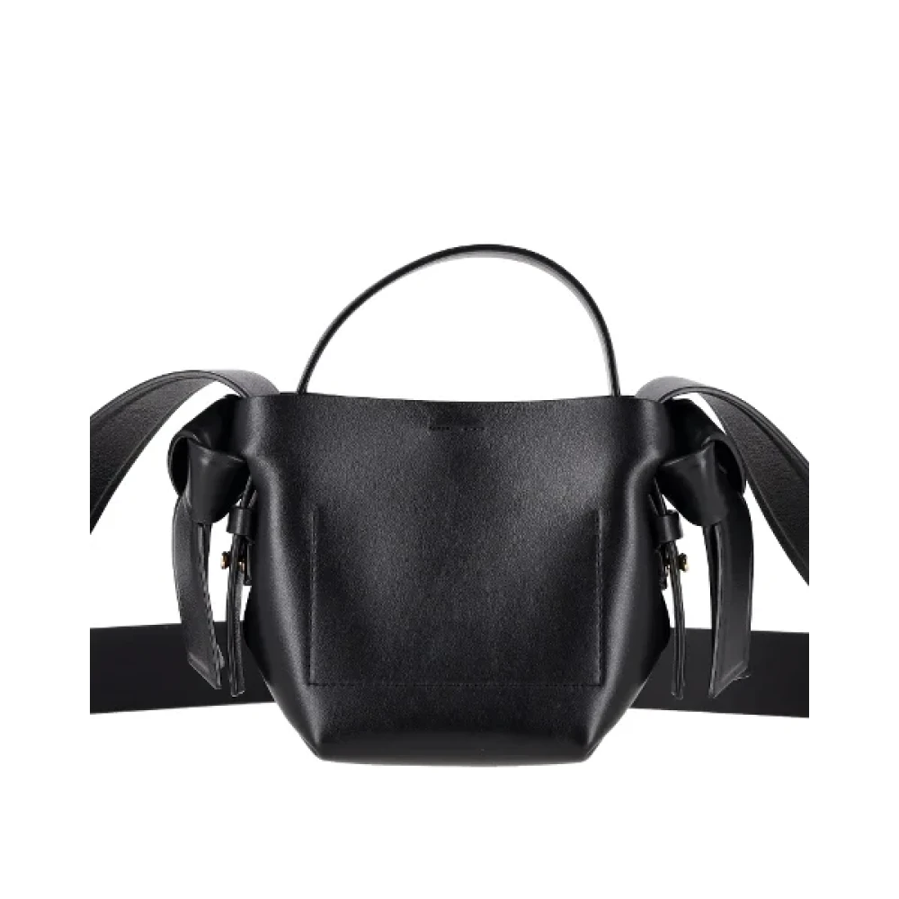 Acne Studios Pre-owned Leather handbags Black Dames