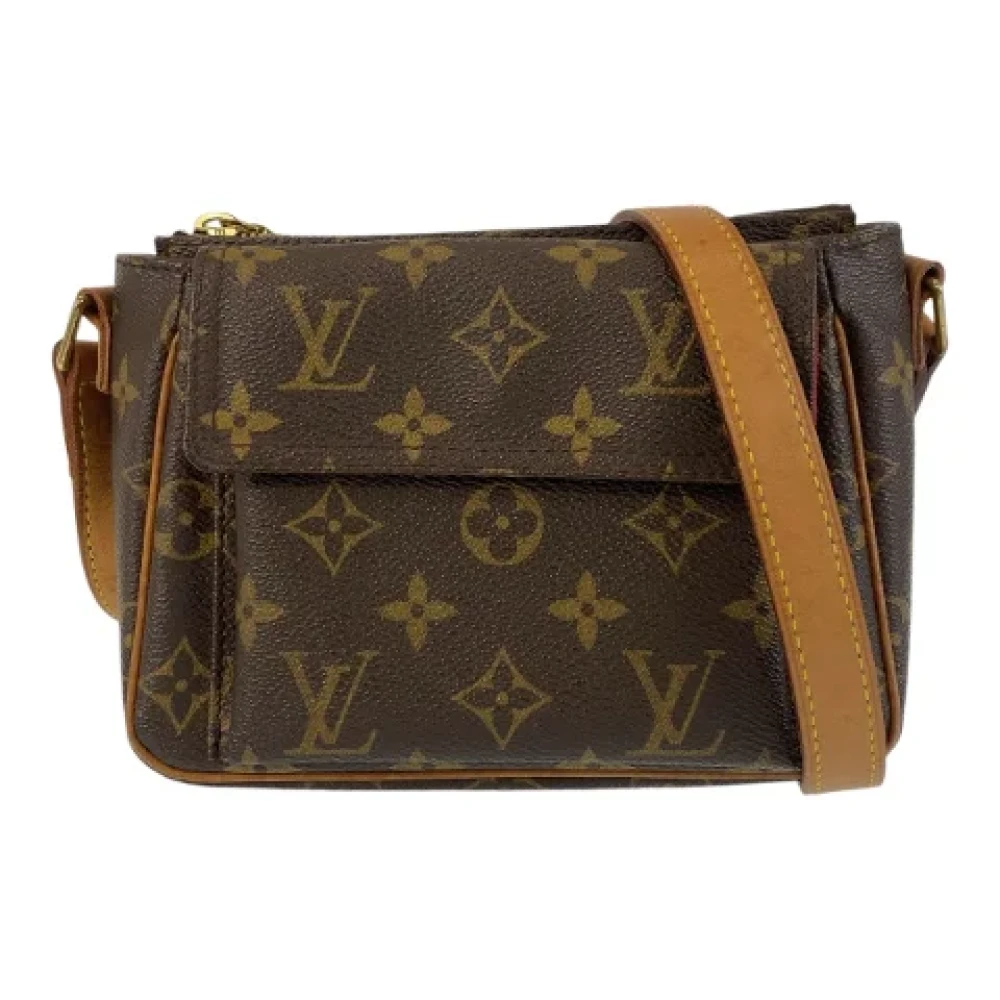 Louis Vuitton Vintage Pre-owned Canvas crossbody-bags Brown Dames
