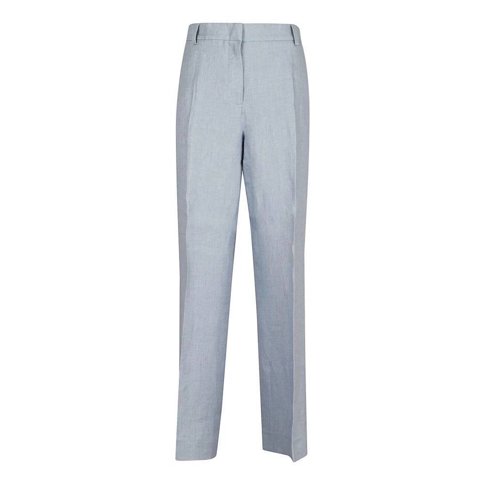 Weekend Max Mara Mujer Azul - Pantalones De Lino Malizia - Trousers - S