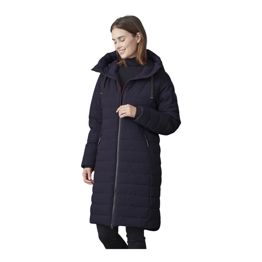 Junge Gewatteerde Jas Kiki Modern Fit Navy Blue Dames