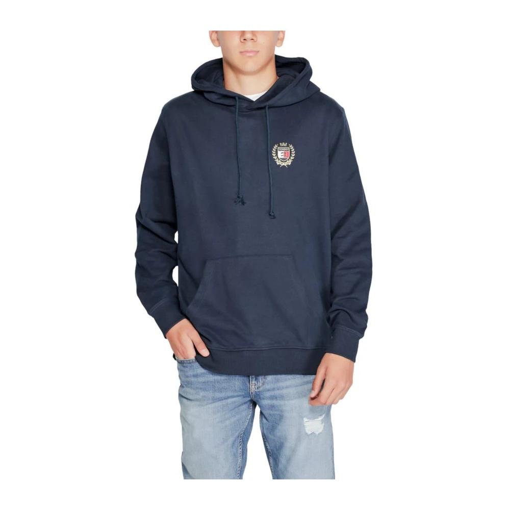 Tommy Jeans Katoenen Crewneck Sweater Blue Heren