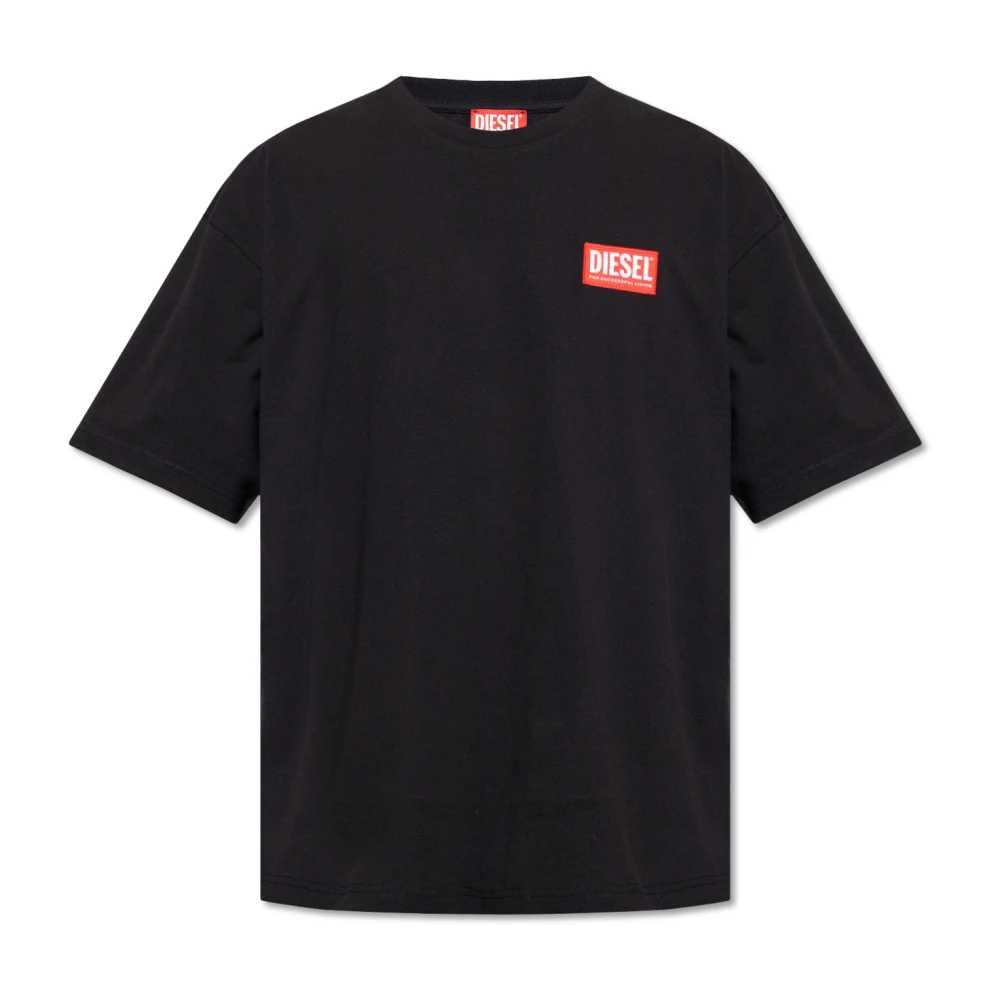 Diesel - Tops > T-Shirts - Black - Diesel - Modalova
