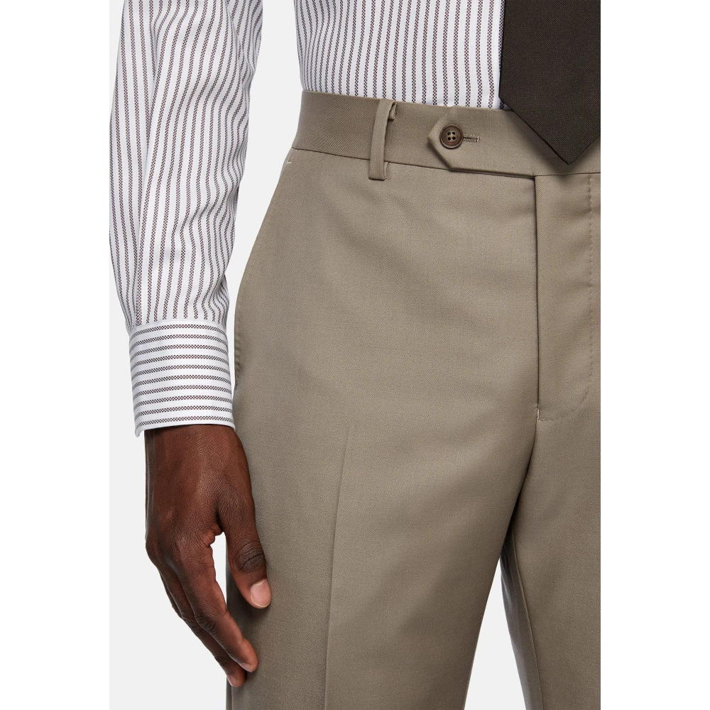 Boggi Milano Pak Zuivere Wol Beige Heren