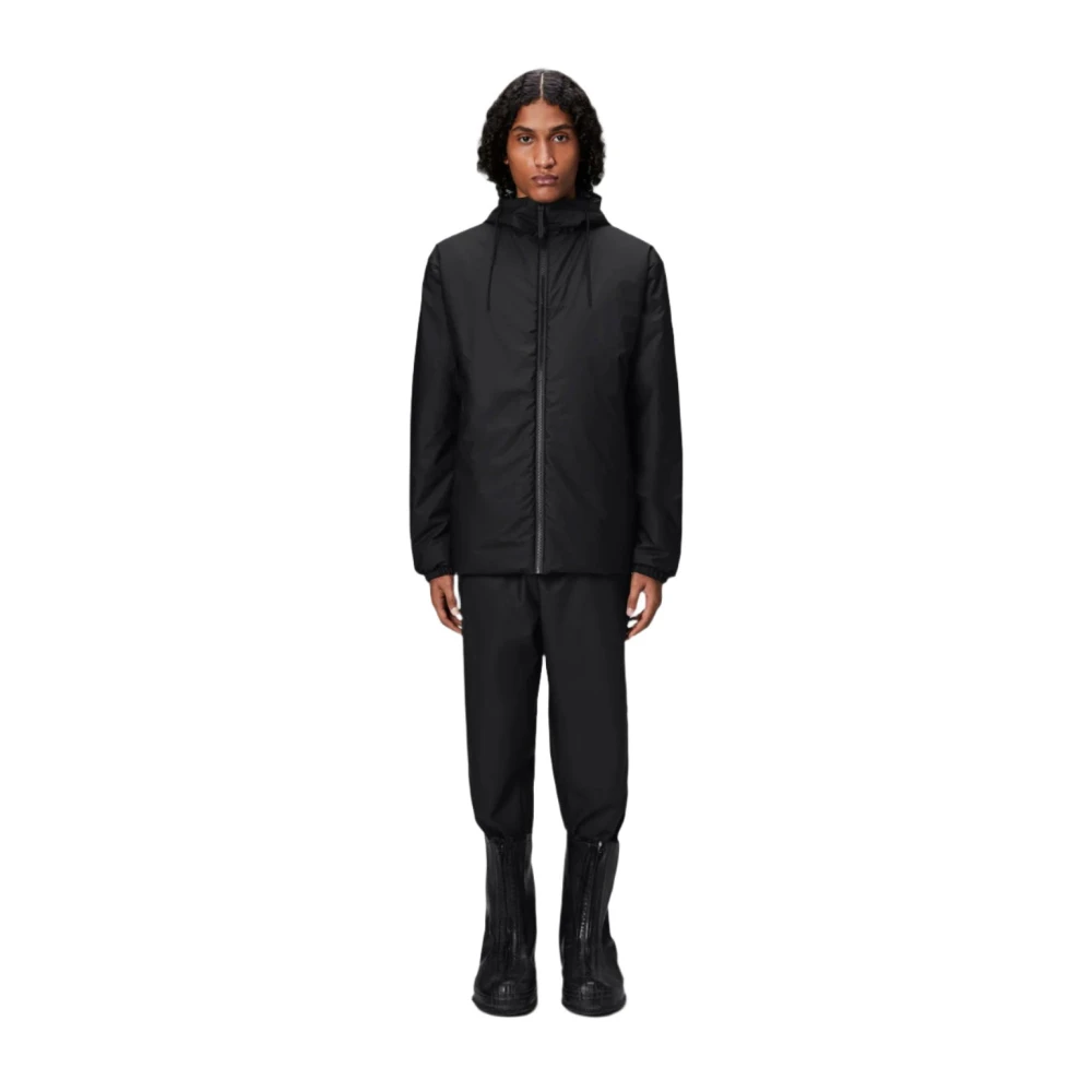 Rains Lohja Short Insulated Jacket Black Dames